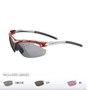 Tifosi Tyrant Golf Interchangeable Sunglasses - Metallic Red (70202.