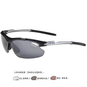 Tifosi Tyrant Interchangeable Lens Sunglasses - Matte Black (70100101)