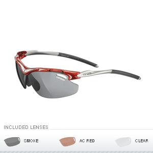 Tifosi Tyrant Interchangeable Lens Sunglasses - Metallic Red (70102.