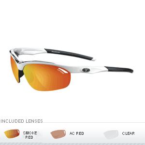 Tifosi Veloce Interchangeable Lens Sunglasses - White/Black (104010.