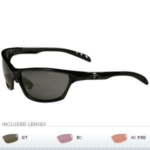 Tifosi Ventoux Golf Interchangeable Lens Sunglasses - Gloss Black (.