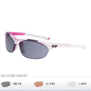 Tifosi Wisp Interchangeable Lens Sunglasses - Race Pink (40103101)