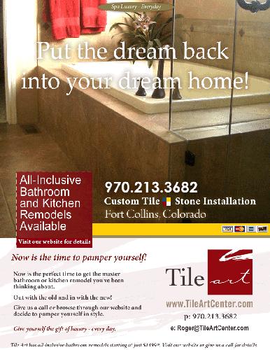 TILE ART - Get that new Kitchen or Bathroom you have been thinking about.