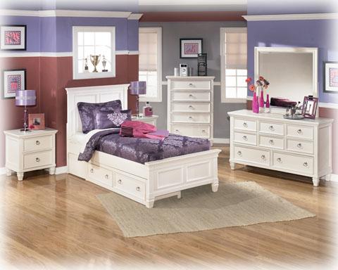 Tillsdale 5 Pc Bedroom set w/ Twin Storage Bed