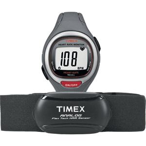 Timex Easy Trainer Heart Rate Monitor - Silver/Red (T5K729)