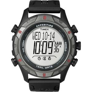 Timex Expedition Trail Mate Watch - Full Size - Black/Red (T49845)