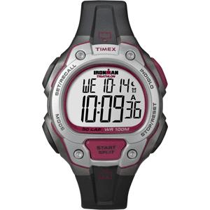 Timex Ironman Core 50-Lap Full-Size - Black/Silver/Raspberry (T5K689)