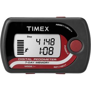 Timex Pocket Pedometer - Black/Red (T5K632)