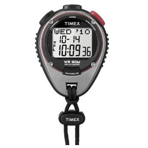 Timex Stopwatch - Silver/Black/Red (T5K491)