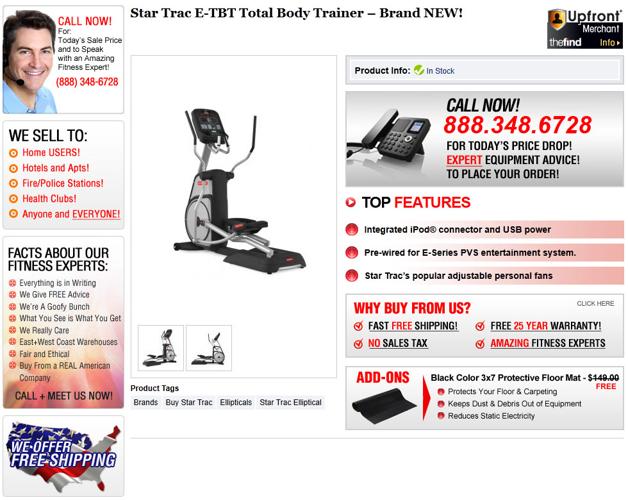 Total Body Trainer Star Trac E-TBT No. 1 Seller