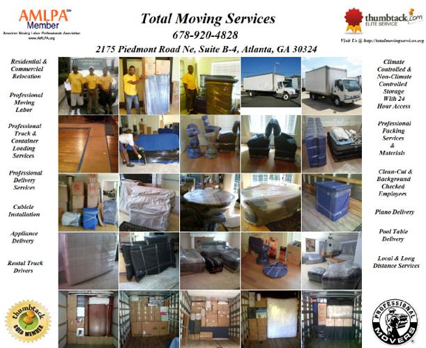 ?TOTAL MOVING SERVICES - Moving From Athens? Call Us! 678-920-4828