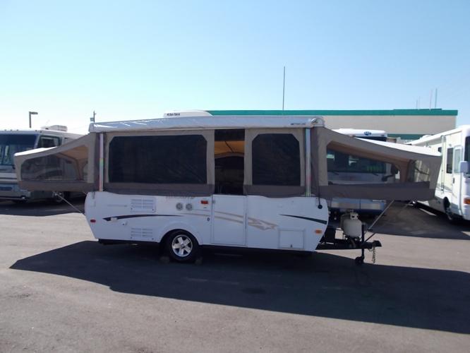 Tow Behind Pop Up Tent Camper 26 FT Sleeps 6 Slide Out Kitchen Dinette and MUCH MORE!