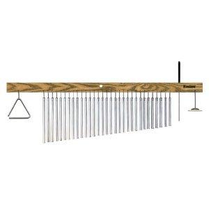 TreeWorks Chimes TRE416 MultiTree Large Chime with 4 Triangle, Triangle Beater and Attached Fin...