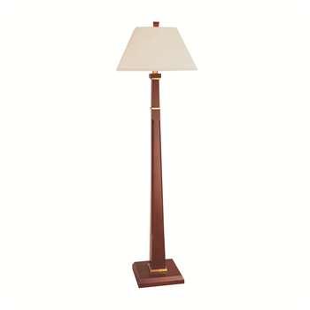 Trend Lighting Bond Floor Lamp in Cherry/ Satin Brass - TF3427