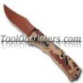 Trident 1/2 Serrated Knife with Desert Camo Handle