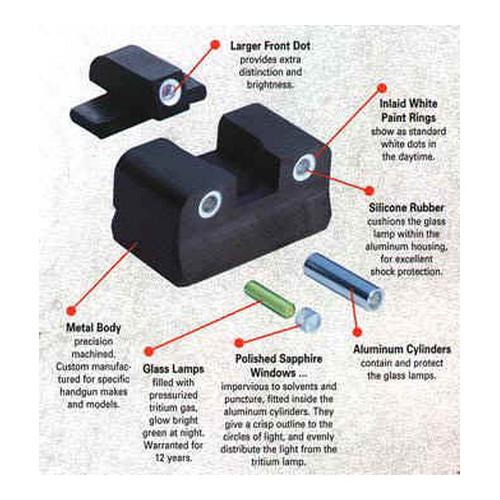 Trijicon CA02 Colt Govt.3-Dot Set .055Tang