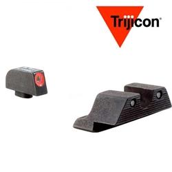 Trijicon HD Night Sights Glock 1719 22 thru 28 31 thru 35 37 38 39 - Orange Outline
