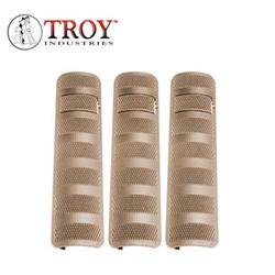 Troy Industries Battle Rail Cover 6.2 FDE - 3 Pack