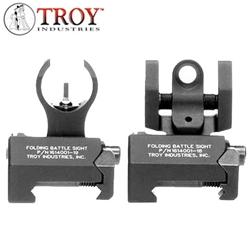 Troy Industries Micro BattleSight Set HK Style Front & Rear Sights - Black