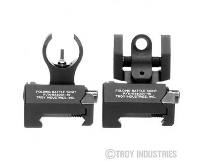 Troy Industries MICRO - HK Folding Sight Set BLK SSIG-IAR-SMBT-00