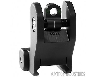 Troy Industries SSIG-FRS-RTBT-00 Rear Trit Fixed Battle Sight BLK