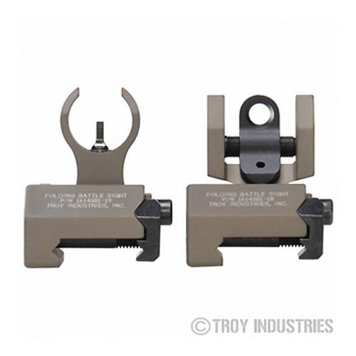 Troy Industries SSIG-IAR-SMFT-00 MICRO - HK Folding Sight Set FDE