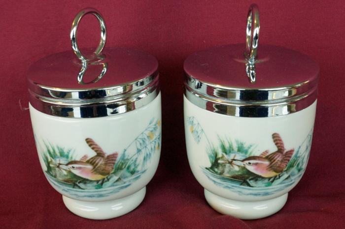 Two Royal Worcester Egg Coddlers in Box - Made in England