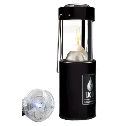 UCO Original Candle Lantern w/LED Black D-C-STD-BLACK