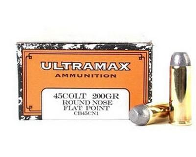 Ultramax CB45CN1 45Colt 200Gr. RN FP Lead/50