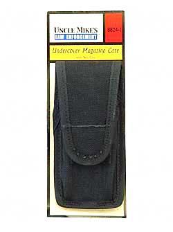 Uncle Mike's Cordura Undercover Case Black Single Mag 8824-1