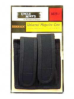 Uncle Mike's Cordura Universal Case Black Double Mag 8829-1