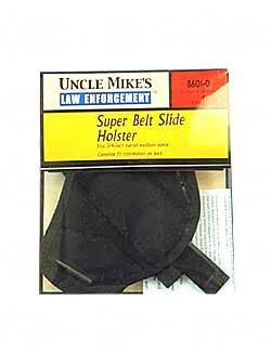 Uncle Mike's Super Belt Slide Holster Ambidextrous Black 4