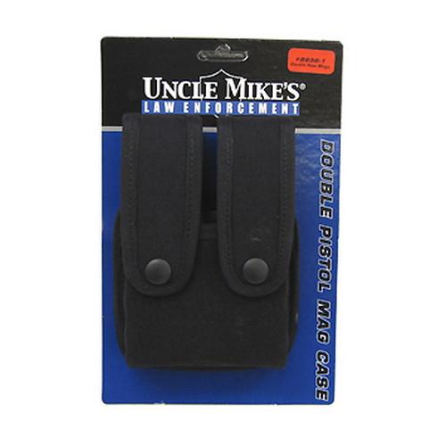 Uncle Mikes Double Pistol Mag Case/DBL Row Kodra Blk 88361