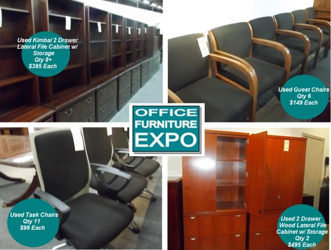 Used Lateral File Cabinets & Office Chairs - BLOWOUT SAVINGS!!