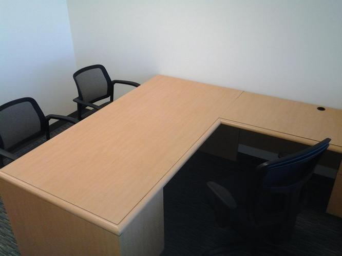 Used office furniture: Cubicles, desks, chairs, filing cabinets, Telemarketing workstations
