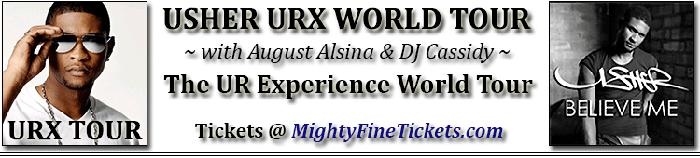 Usher URX World Tour Concert in Seattle Tickets 2014 at Key Arena