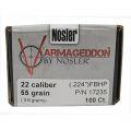 Varmageddon Bullets 22 Caliber 55Gr FBHP/100
