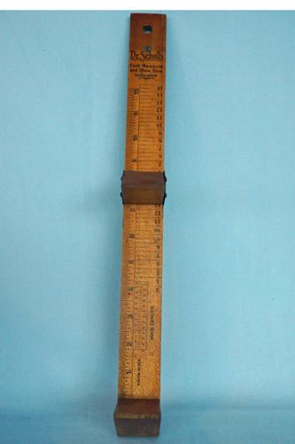 Vintage Dr. Scholl's Foot Measure and Shoe Size Indicator