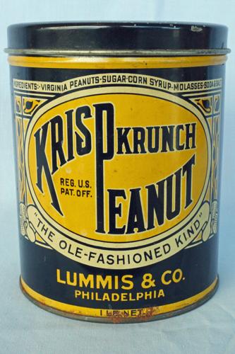 Vintage Krisp Krunch Peanut Tin 1 lb.
