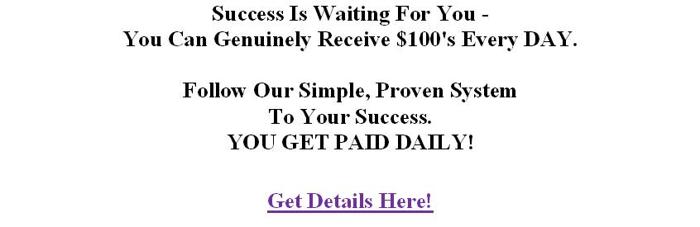 ?Want My Secret to $100's Daily?