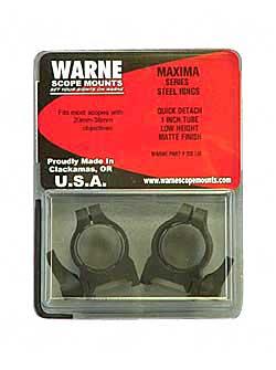 Warne Scope Mounts Maxima QD Ring 1