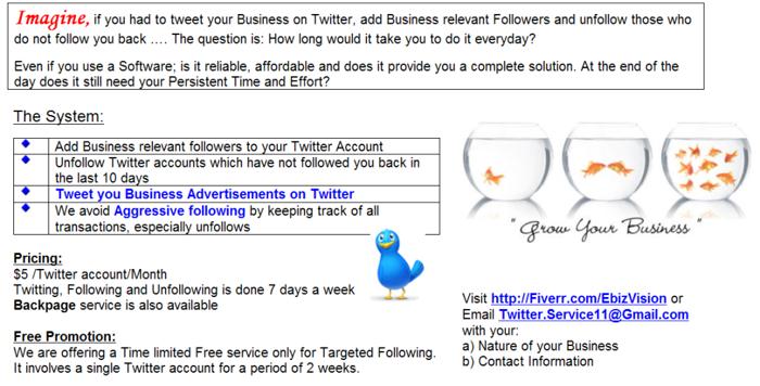 We are the one-top-shop to your Twitter Advertising. Reach us now