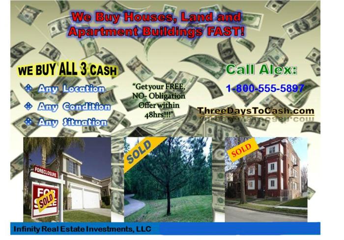 _____We Buy Property ALL CASH In Any Condition FAST Closing!_____