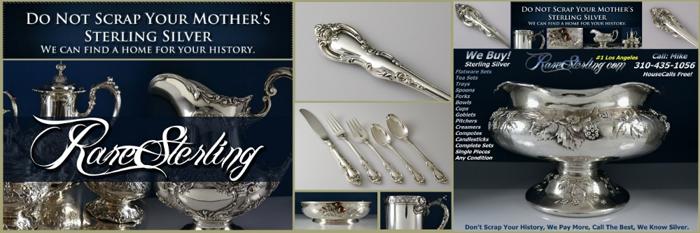 We Buy! Sterling Silver Flatware Los Angeles Ca. and Palm Beach Fl. Do Not Scrap