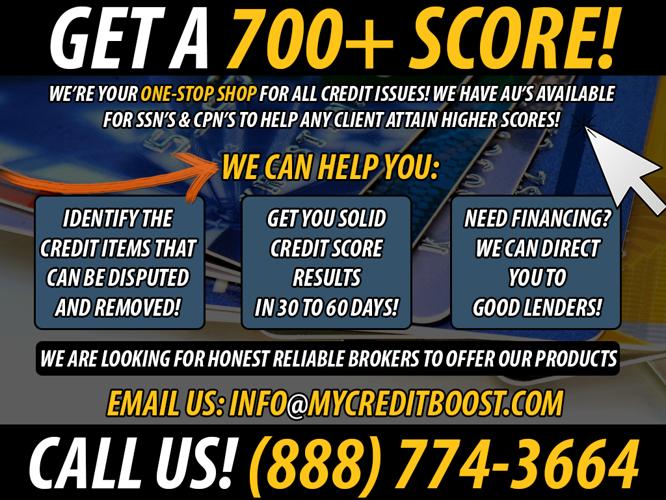 We can create a new Credit Profile for you within 24/72 hours !!!