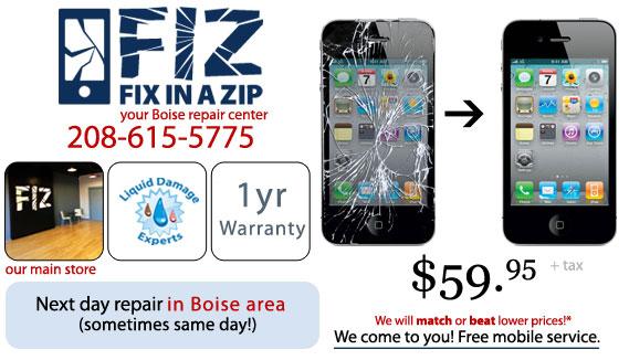 We can repair your broken iphone ipod ipad. we are locally owned and operated in Meridian
