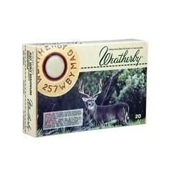 Weatherby Hunting 257 WBY MAG 120Gr Nosler Partition 20 Rounds