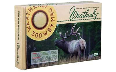 Weatherby Hunting 300 Wby 180Gr Soft Point Spitzer 20 200 G300180SR