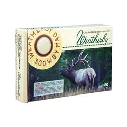 Weatherby Hunting 300 WBY MAG 150Gr Nosler Partition 20 Rounds