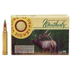 Weatherby Hunting 300 WBY MAG 165Gr Ballistic Silvertip 20 Rounds